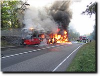 Brand Linienbus