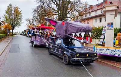 Motivwagen Ratte in der Schule